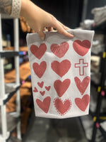 Load image into Gallery viewer, Hearts and Cross on Silver
