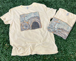 Load image into Gallery viewer, He Is Not Here For He Has Risen Watercolor Tomb on Cream

