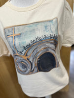 Load image into Gallery viewer, He Is Not Here For He Has Risen Watercolor Tomb on Cream

