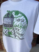 Load image into Gallery viewer, Custom St. Patrick's Day Zip Code on White
