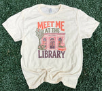 Load image into Gallery viewer, Meet Me At The Library on Cream
