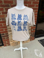 Load image into Gallery viewer, Vintage Bookish Cats on Sand
