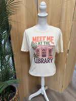 Load image into Gallery viewer, Meet Me At The Library on Cream
