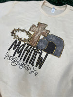 Load image into Gallery viewer, Matthew 28:6 on Cream
