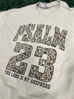 Load image into Gallery viewer, Grunge Camo Psalm 23 on Sand
