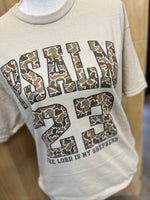 Load image into Gallery viewer, Grunge Camo Psalm 23 on Sand
