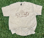 Load image into Gallery viewer, Jesus Paid It All on Ash Gray
