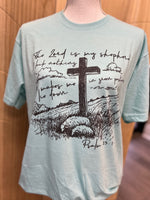 Load image into Gallery viewer, The Lord Is My Shepard on Tultex Purist Blue
