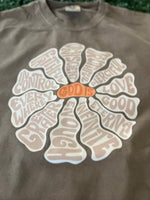 Load image into Gallery viewer, God Is Flower on Comfort Colors (Shown on Espresso)

