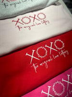 Load image into Gallery viewer, EMBROIDERED: XOXO Original Love Letters on Ash Gray
