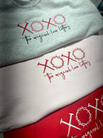 Load image into Gallery viewer, EMBROIDERED: XOXO Original Love Letters on Gildan Heliconia
