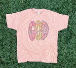 Load image into Gallery viewer, God is Good Messy Paint on Tultex Heather Peach
