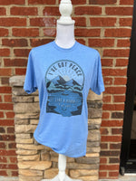 Load image into Gallery viewer, I've Got Peace Like A River on Tultex Heather Athletic Blue
