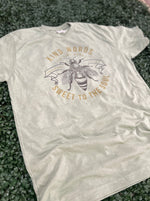Load image into Gallery viewer, Kind Words Are Like Honey on Tultex Heather Green
