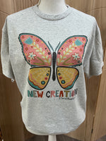 Load image into Gallery viewer, New Creation Butterfly on Ash Gray or Sand
