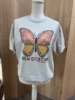 Load image into Gallery viewer, New Creation Butterfly on Ash Gray or Sand
