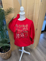 Load image into Gallery viewer, Deck The Halls on Red Pocket Sweatshirt

