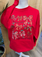 Load image into Gallery viewer, Deck The Halls on Red Pocket Sweatshirt
