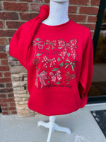 Load image into Gallery viewer, Deck The Halls on Red Pocket Sweatshirt

