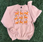 Load image into Gallery viewer, Santa's Reindeer on Cherry Blossom Pocket Sweatshirt
