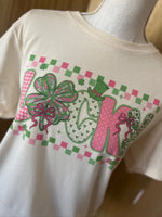 Load image into Gallery viewer, Patterned Lucky on Cream
