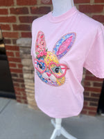 Load image into Gallery viewer, Bunny With Heart Glasses on Comfort Colors (Shown on Blossom)
