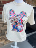 Load image into Gallery viewer, Floral Bunny With Glasses on Comfort Colors (Shown on Ivory)
