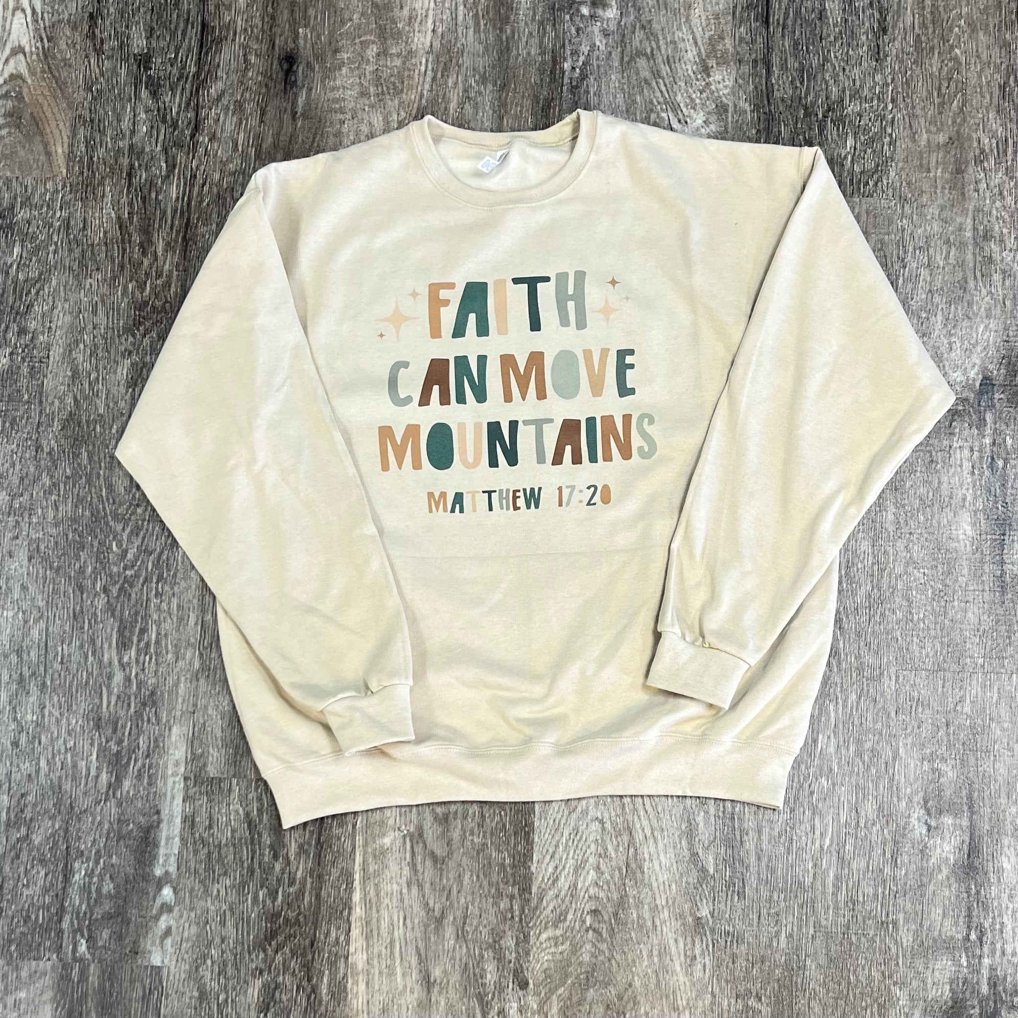 Faith Can Move Mountains on Sand