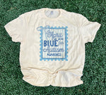 Load image into Gallery viewer, In April We Wear Blue Autism Awareness STAMP on Cream
