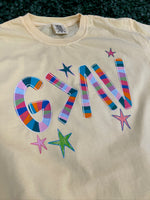 Load image into Gallery viewer, Striped God Is Greater Than The Highs and Lows on Comfort Colors (Shown on Butter)
