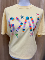 Load image into Gallery viewer, Striped God Is Greater Than The Highs and Lows on Comfort Colors (Shown on Butter)
