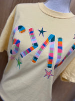 Load image into Gallery viewer, Striped God Is Greater Than The Highs and Lows on Comfort Colors (Shown on Butter)
