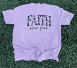 Load image into Gallery viewer, Faith over Fear on Comfort Colors Orchid
