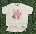 Load image into Gallery viewer, Hey Batta Batta on Ash Gray
