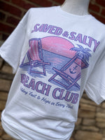 Load image into Gallery viewer, Saved And Salty Beach Club on White
