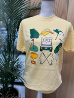 Load image into Gallery viewer, Georgia Golf Icons on Comfort Colors (Shown on Butter)
