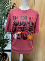 Load image into Gallery viewer, I'm Not A Regular Mom I'm A Baseball Mom on Comfort Colors (Shown on Brick)
