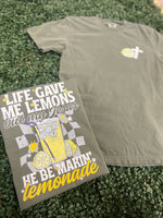 Load image into Gallery viewer, Front/Back Makin' Lemonade on Comfort Colors (Shown on Moss)
