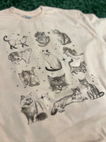 Load image into Gallery viewer, Vintage Cat Collage on Gildan Softstyle Dusty Rose
