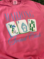 Load image into Gallery viewer, Mahjong Social Club on Comfort Colors (Shown on Crunchberry)
