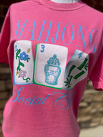 Load image into Gallery viewer, Mahjong Social Club on Comfort Colors (Shown on Crunchberry)
