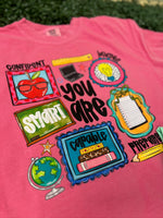 Load image into Gallery viewer, You Are Collage on Comfort Colors (Shown on Crunchberry)
