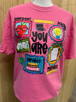 Load image into Gallery viewer, You Are Collage on Comfort Colors (Shown on Crunchberry)
