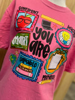 Load image into Gallery viewer, You Are Collage on Comfort Colors (Shown on Crunchberry)
