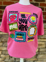 Load image into Gallery viewer, You Are Collage on Comfort Colors (Shown on Crunchberry)
