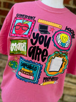 Load image into Gallery viewer, You Are Collage on Comfort Colors (Shown on Crunchberry)
