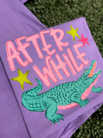 Load image into Gallery viewer, Front/Back Later Gator on Comfort Colors Violet
