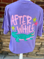 Load image into Gallery viewer, Front/Back Later Gator on Comfort Colors Violet
