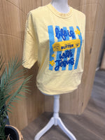 Load image into Gallery viewer, Life Is Butter With Jesus Vertical Stripes on Comfort Colors (Shown on Butter)
