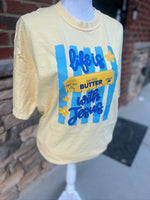 Load image into Gallery viewer, Life Is Butter With Jesus Vertical Stripes on Comfort Colors (Shown on Butter)
